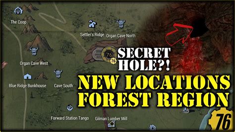 Fallout 76 - New Locations in Forest Region: The Coop, Organ Cave ...