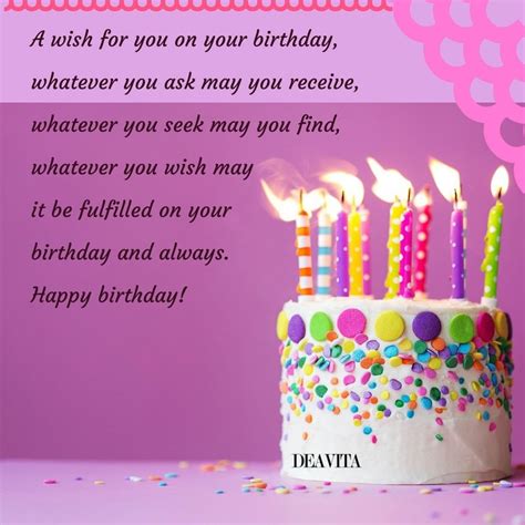 Quotes On Birthday Wish - Cocharity