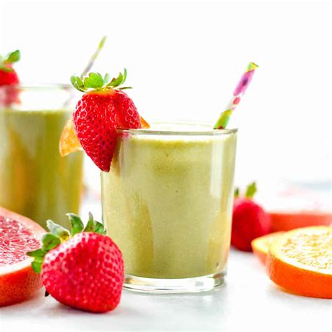 Green Citrus Smoothie - JoyFoodSunshine