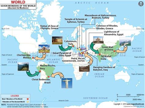 New and Old 7 Wonders of the World and where they are located ...