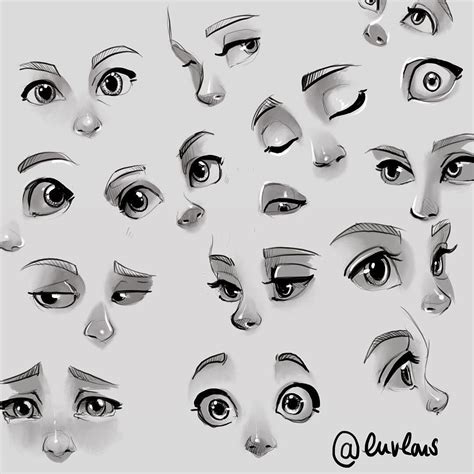 Ever struggling with different eye expressions? Pin this eye cheat ...