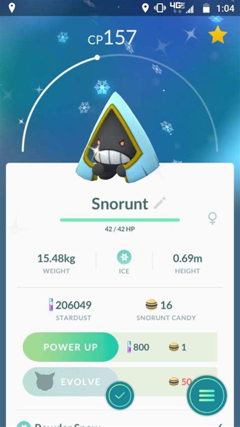 SHINY SNORUNT!!!! (Pokemon Go) | Pokémon Amino