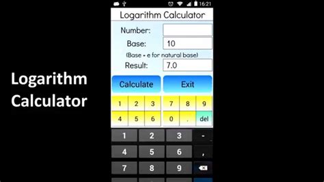 Logarithms Calculator