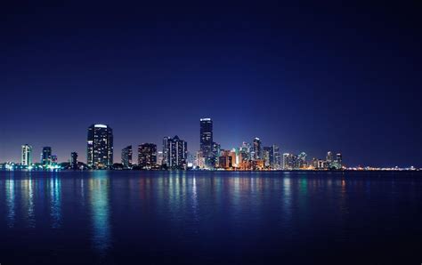 Miami Skyline Wallpapers - Wallpaper Cave