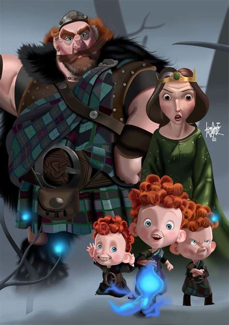 A Brave Family by manukongolo on DeviantArt | Brave characters, Disney ...