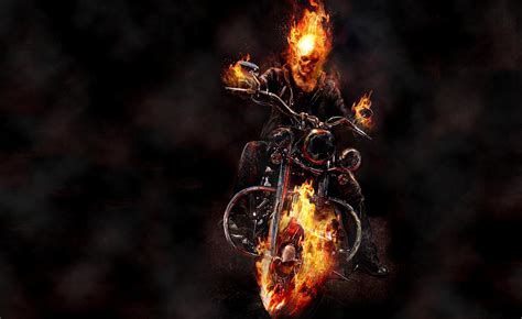 300x1024 ghost rider, motorcycle, fire 300x1024 Resolution Wallpaper ...