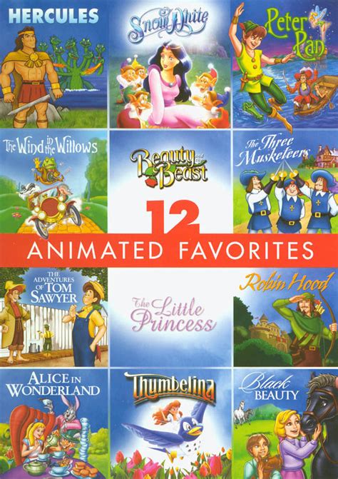 12 Animated Favorites - Family Film on DVD Movie