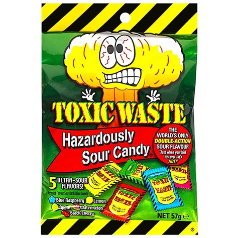 Toxic Waste Hazardously Sour Candy Bag (57g) - Sweet Genie