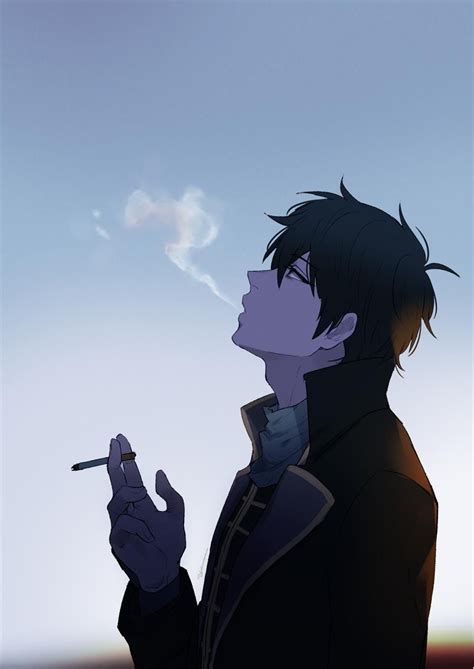 Sad Aesthetic Pfp Boy Smoking - IMAGESEE