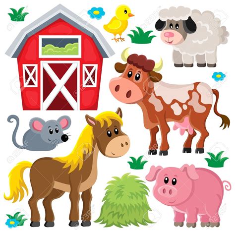 Printable Farm Animals Clipart - Printable Word Searches