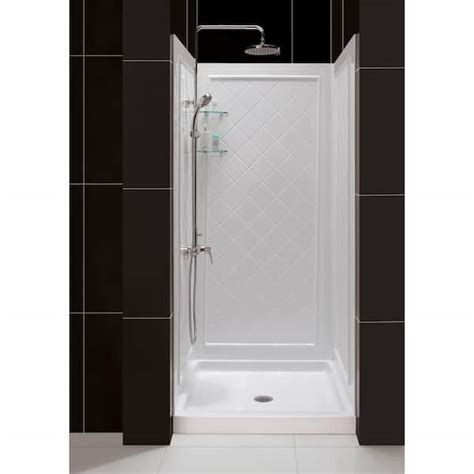 DreamLine SlimLine 32 in. x 32 in. Single Threshold Shower Base in ...