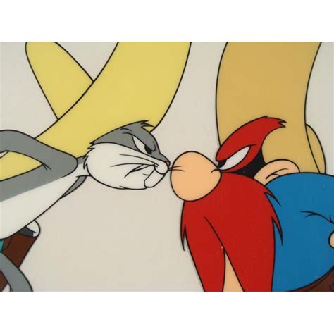 Bugs Bunny Ltd Ed Animation Serigraph Cel -Yosemite Sam