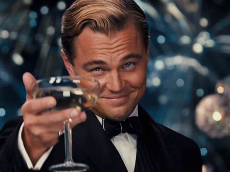 dicaprio champagne cheers Blank Template - Imgflip