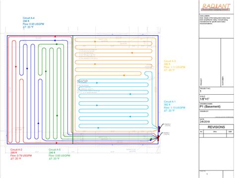 Tubing Layout Service | | DIY Radiant Floor Heating | Radiant Floor Company