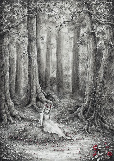 Pencil Drawing Of A Forest at PaintingValley.com | Explore collection ...