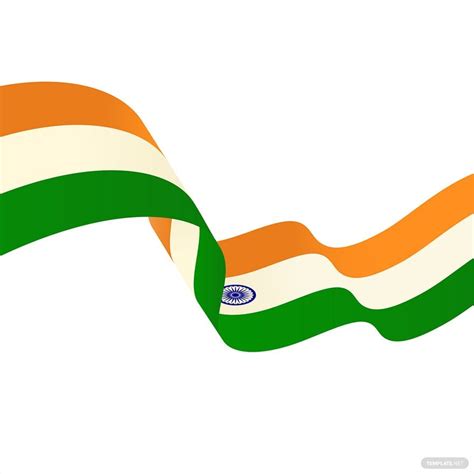 Ribbon Indian Flag Vector in Illustrator, SVG, JPG, EPS, PNG - Download ...