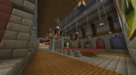 Medieval Dining hall I built on our SMP server : r/Minecraft