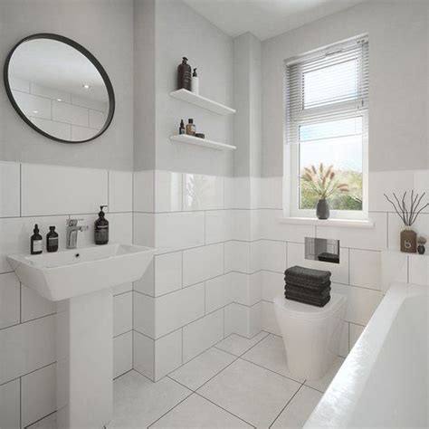 Gloss Glazed Arctic White Ceramic Wall Tile - 400mm x 150mm | Tile ...