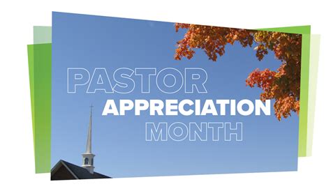 Pastor Appreciation Month