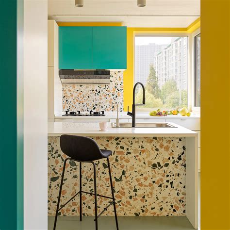 Ten architect-designed kitchens with terrazzo details – 【Free CAD ...