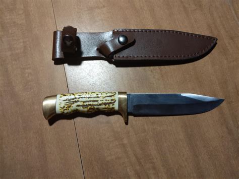 I realised I own a very similar knife to the antler knife (but the ...