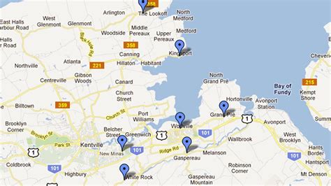 Map: Annapolis Valley, Nova Scotia - The Globe and Mail