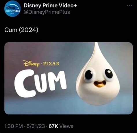 Disney Prime Video+ Cum (2024) PIXAR PM - Views - iFunny