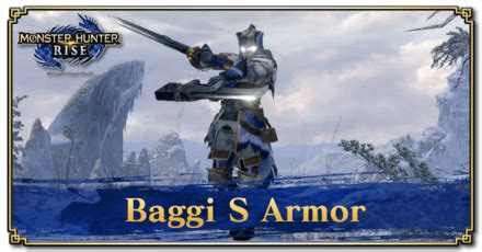 Baggi S Armor Set Skills and Forging Materials (High Rank) | Monster ...