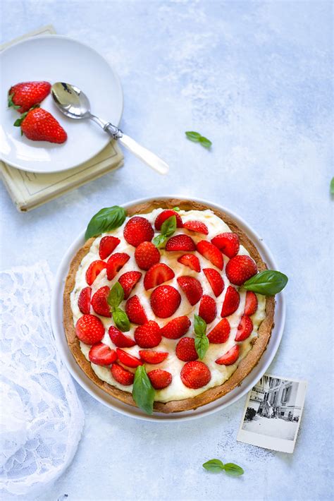 Tarte fraises et crème pâtissière - Recette - Un déjeuner de soleil