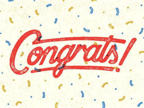 Congrats! [GIF] by Yondr Studio on Dribbble