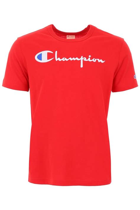 Champion T-shirt With Front Logo | ModeSens | Champion clothing, Shirts ...