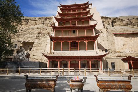 The Mogao Caves in Dunhuang vicinity- Caves of a Thousand Buddhas