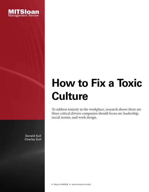 Incentive Download – Toxic Culture