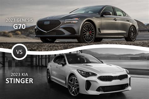 2023 Genesis G70 vs. 2023 Kia Stinger