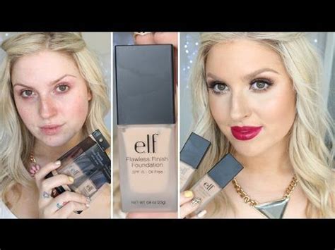 First Impression Review ♡ Elf Flawless Finish Foundation | Elf flawless ...