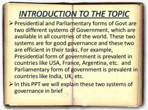 😊 What is parliamentary form of government in india. Five Important ...