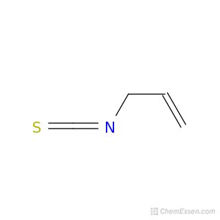 ALLYL ISOTHIOCYANATE Structure - C4H5NS - Over 100 million chemical ...