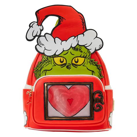 Loungefly: Dr Seuss - The Grinch Heart Size Mini Backpack Images at ...