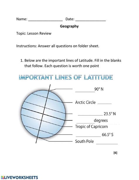 Latitude And Longitude Globe Practice Worksheets : Longitude and ...