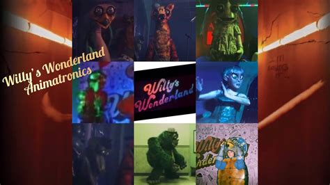 Willy’s Wonderland- All Confirmed Animatronics! - YouTube