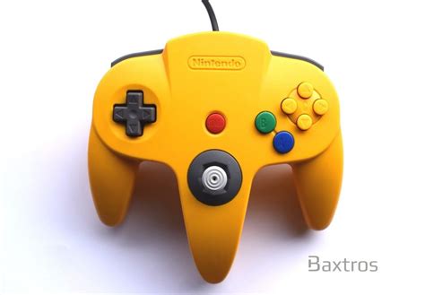 Official Original Nintendo N64 Controller Yellow | Baxtros