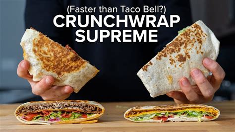 Can I make Taco Bell's Crunchwrap Supreme FASTER than ordering one ...