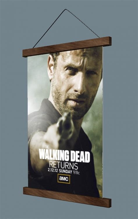 The Walking Dead Season 2 Poster Free 3D Model in Other 3DExport