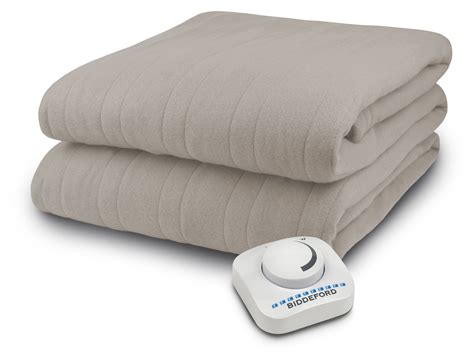 Heated Electric Blanket, Biddeford, Bedding, Twin, Linen - Walmart.com