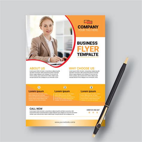 Creative professional business flyer template vector design - MasterBundles