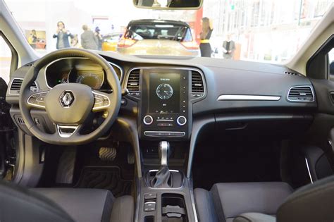 Renault Megane Sedan interior dashboard at 2016 Bologna Motor Show