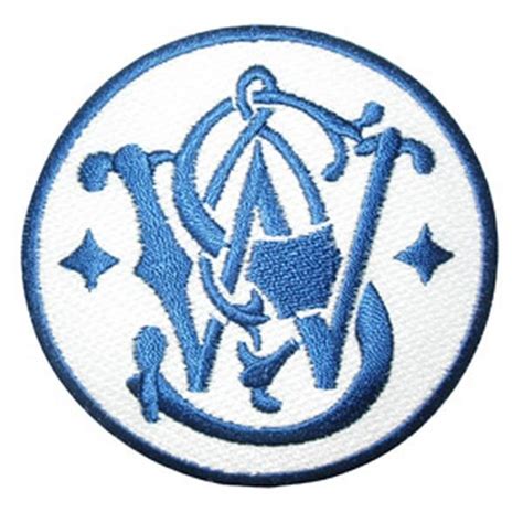 Smith & Wesson® Blue/White Logo Patch | Smith & Wesson