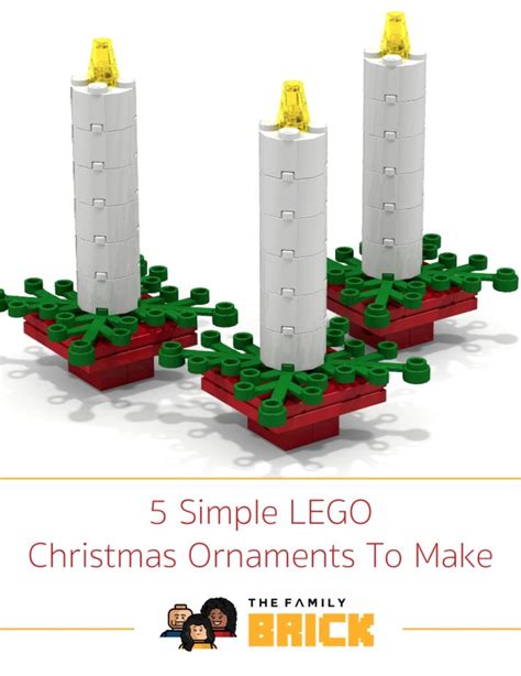 5 Simple LEGO Christmas Ornaments To Make - The Family Brick