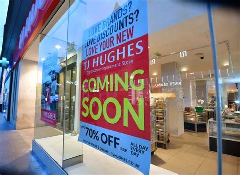 TJ Hughes signs appear in city centre as opening date confirmed ...