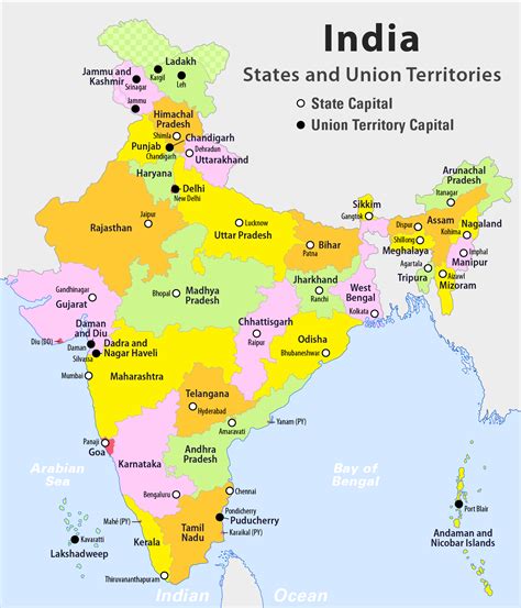 States and union territories of India - Wikipedia